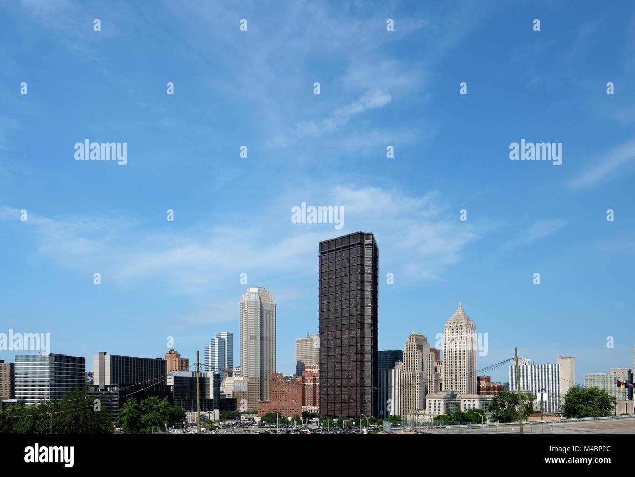 Pittsburgh skyline, New York Banque D'Images
