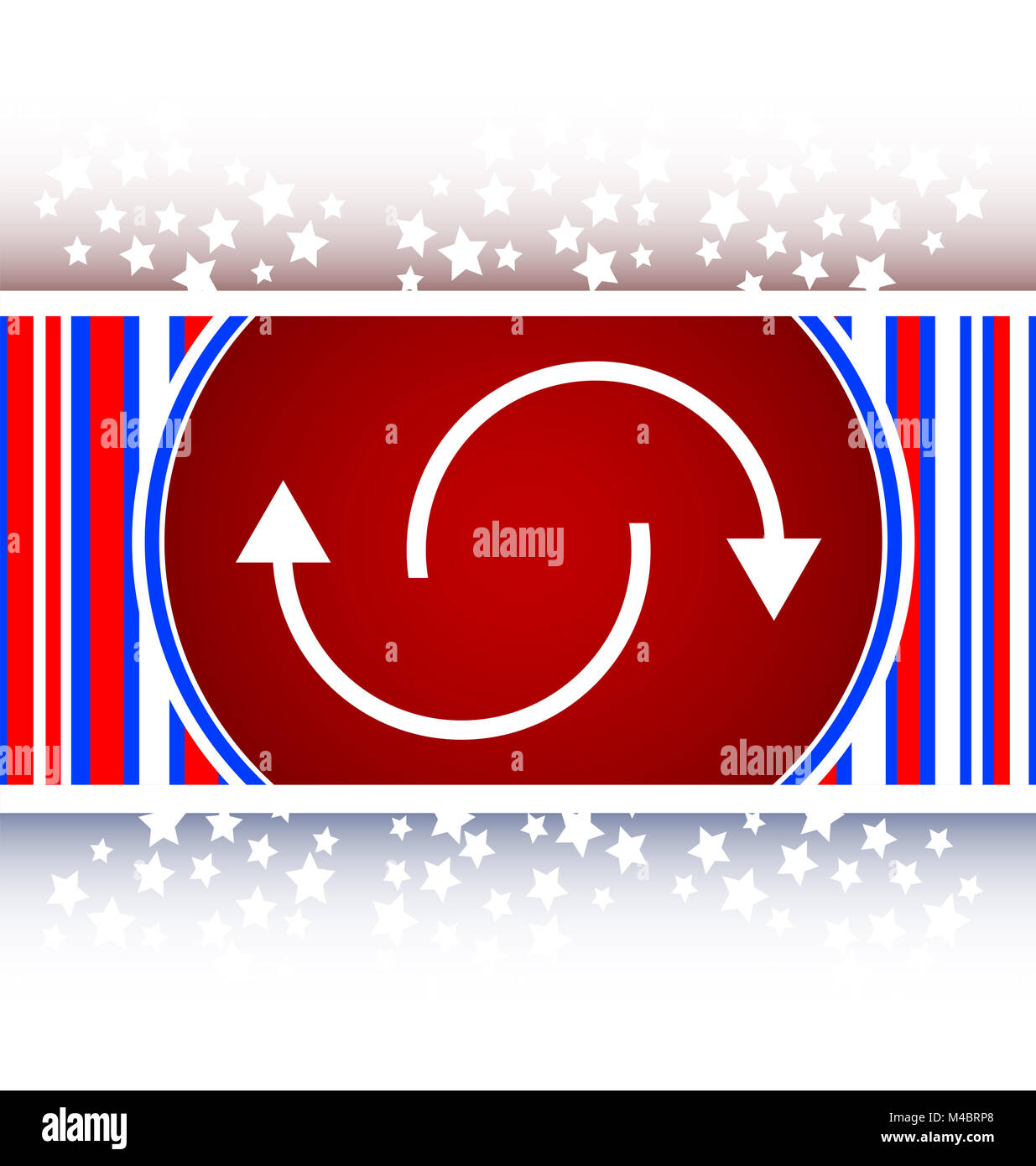 Abstract cercles lignes (flèches) sur le web (bouton icône brillant) Banque D'Images