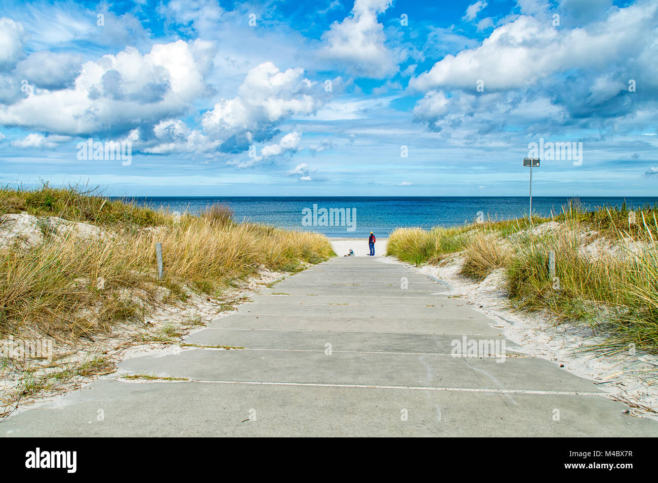 Plage de la mer Baltique Banque D'Images