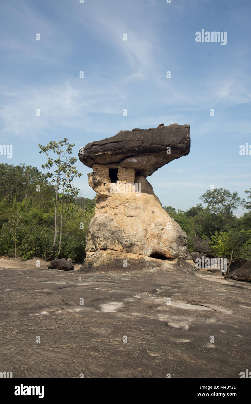 ISAN EN THAÏLANDE Udon Thani PHU PHRA BAT NARIONAL PARK Banque D'Images