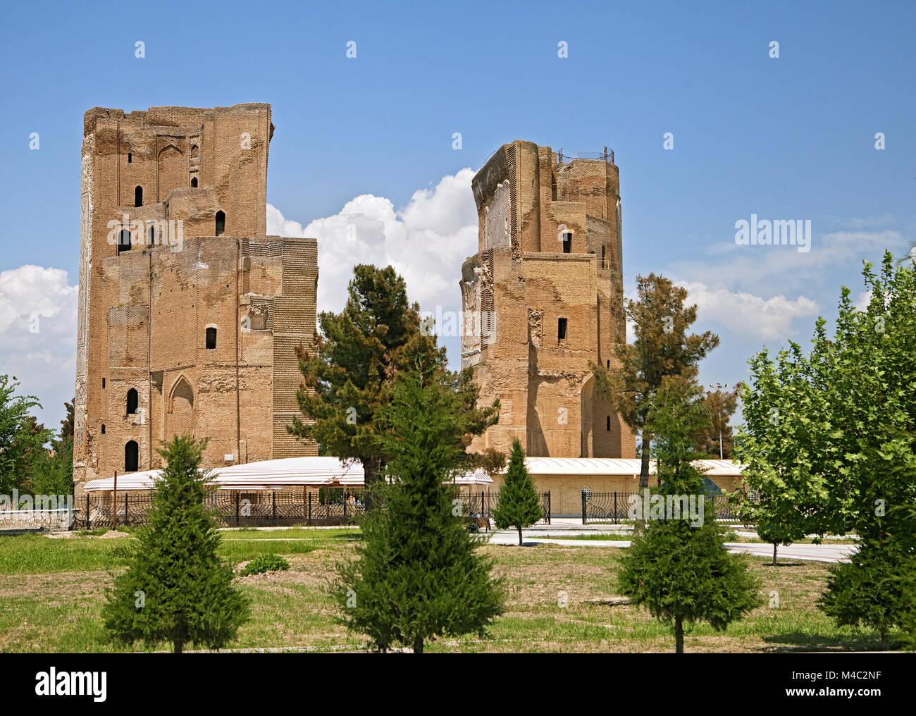 Ruines du palais Ak-Saray, Shakhrisabz Banque D'Images