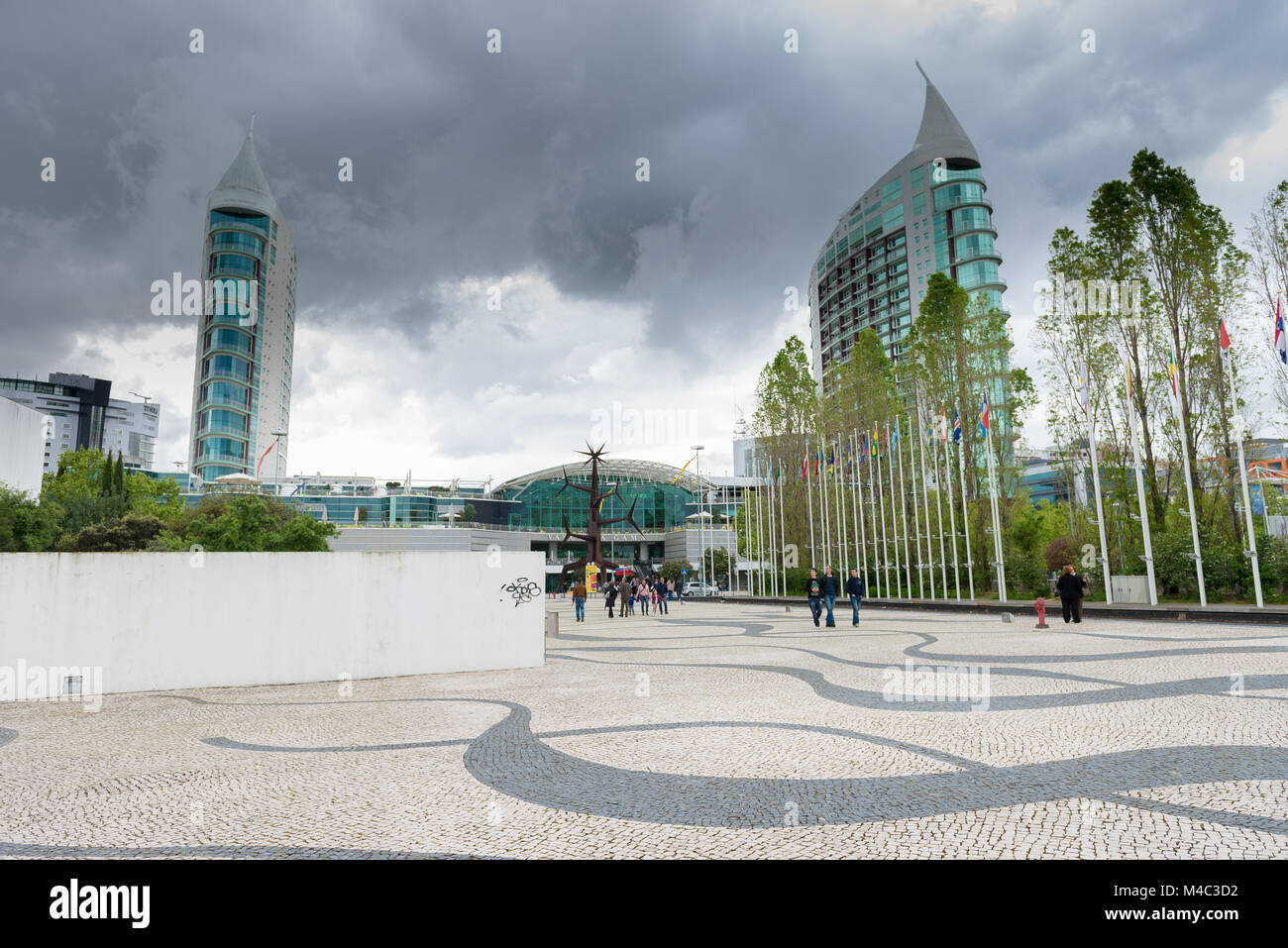 Parque das Nações (Parc des Nations) à Lisbonne Banque D'Images