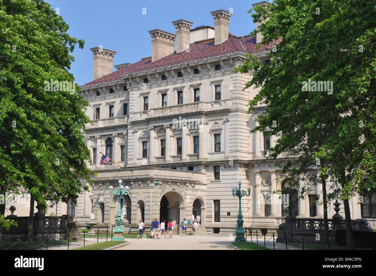 L'hôtel particulier des disjoncteurs à Newport, Rhode Island Banque D'Images