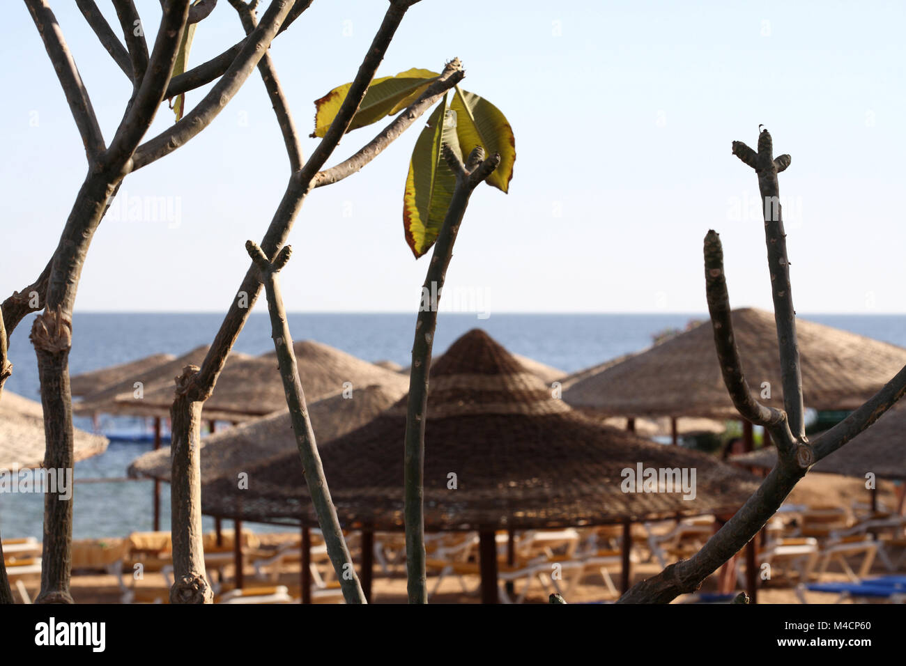 Paysage de la mer, l'Egypte, Sharm El Sheikh Banque D'Images
