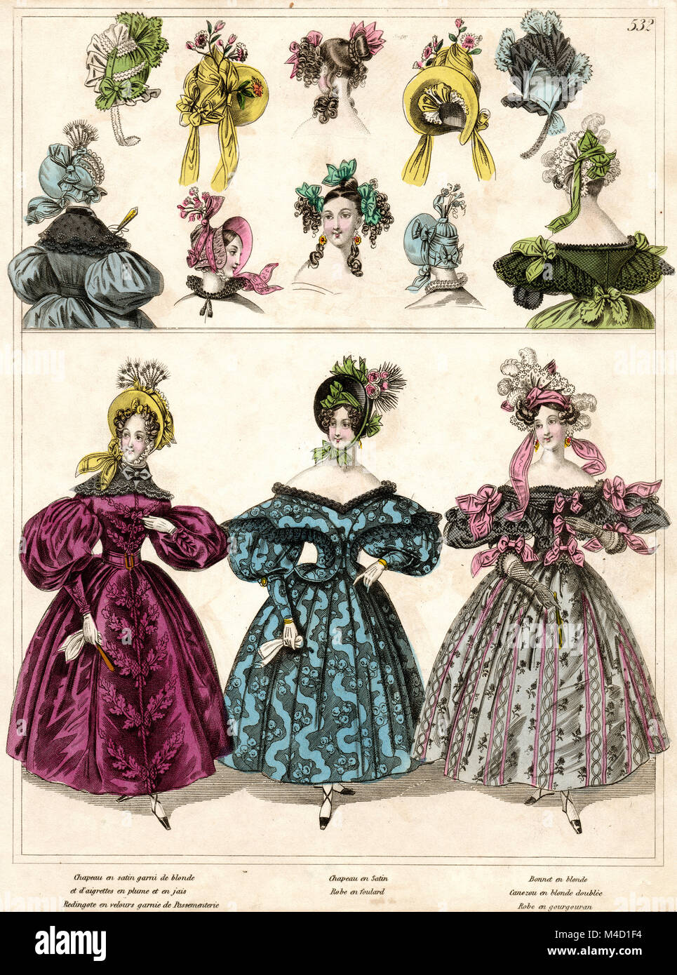 Victorian Lady's Fashion Imprimer 
