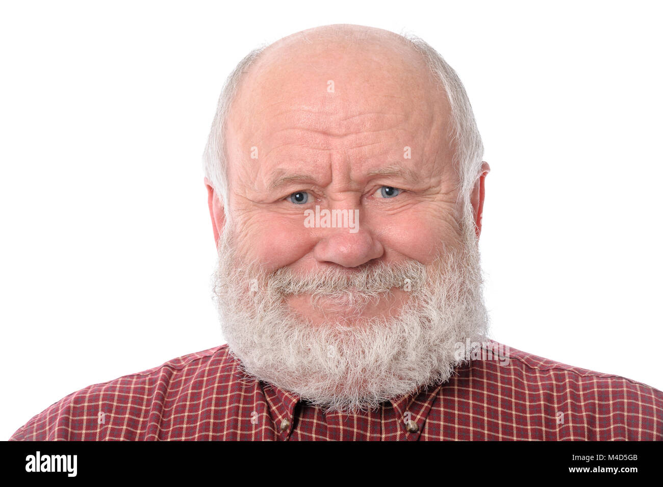 Man souriant isolated on white Banque D'Images