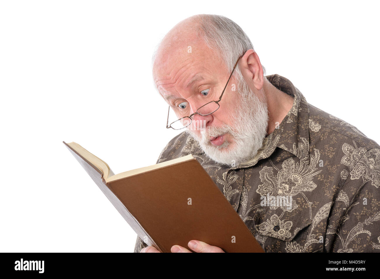 Man souriant isolated on white Banque D'Images