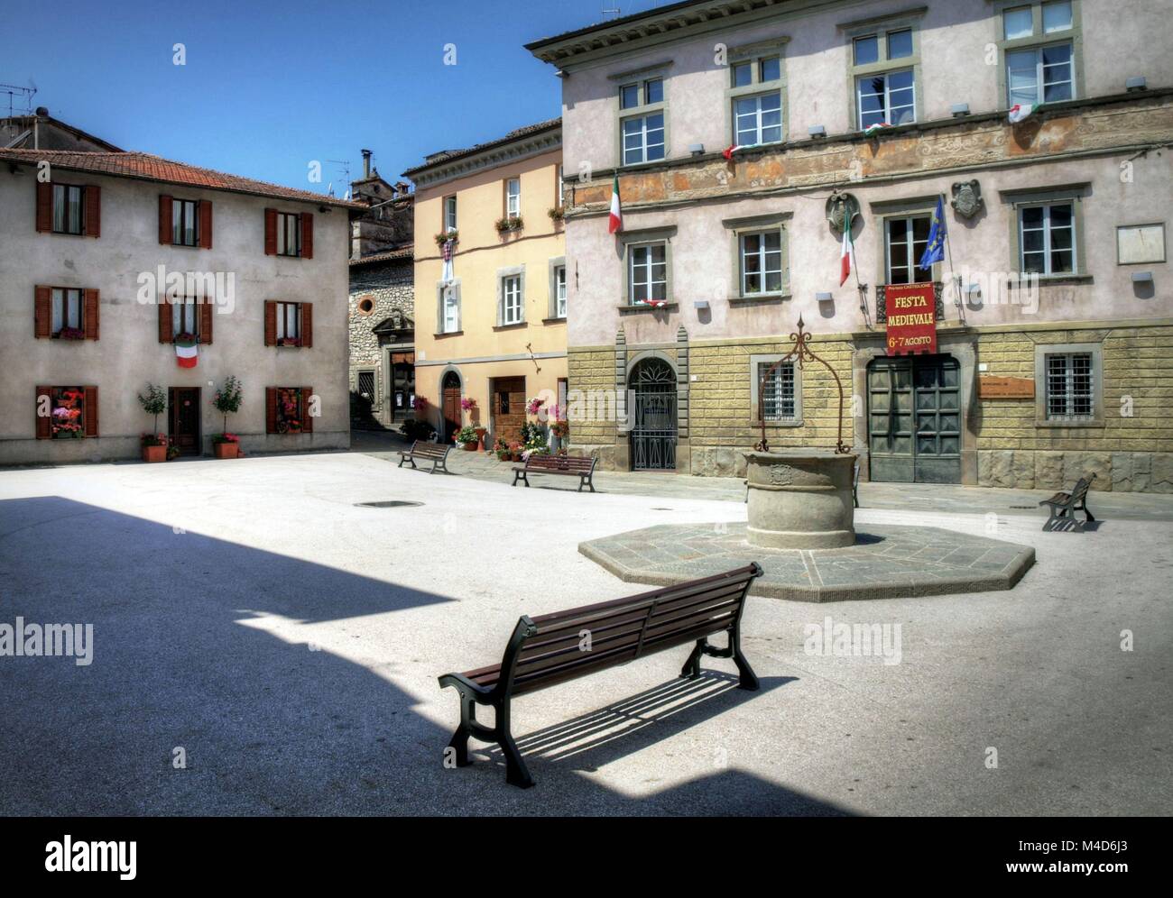 L'été en Toscane, Italie Banque D'Images