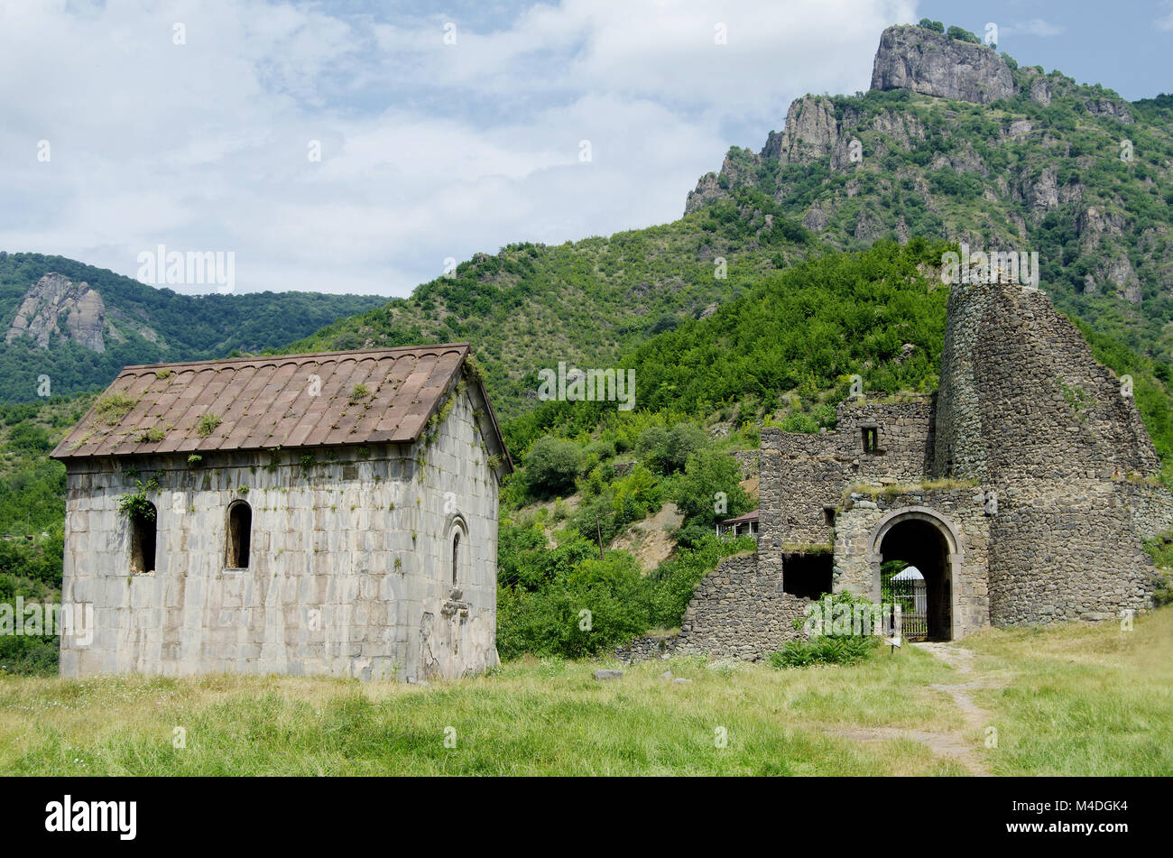 L'Akhtala fortress-monastère une 10e siècle Georgian Banque D'Images
