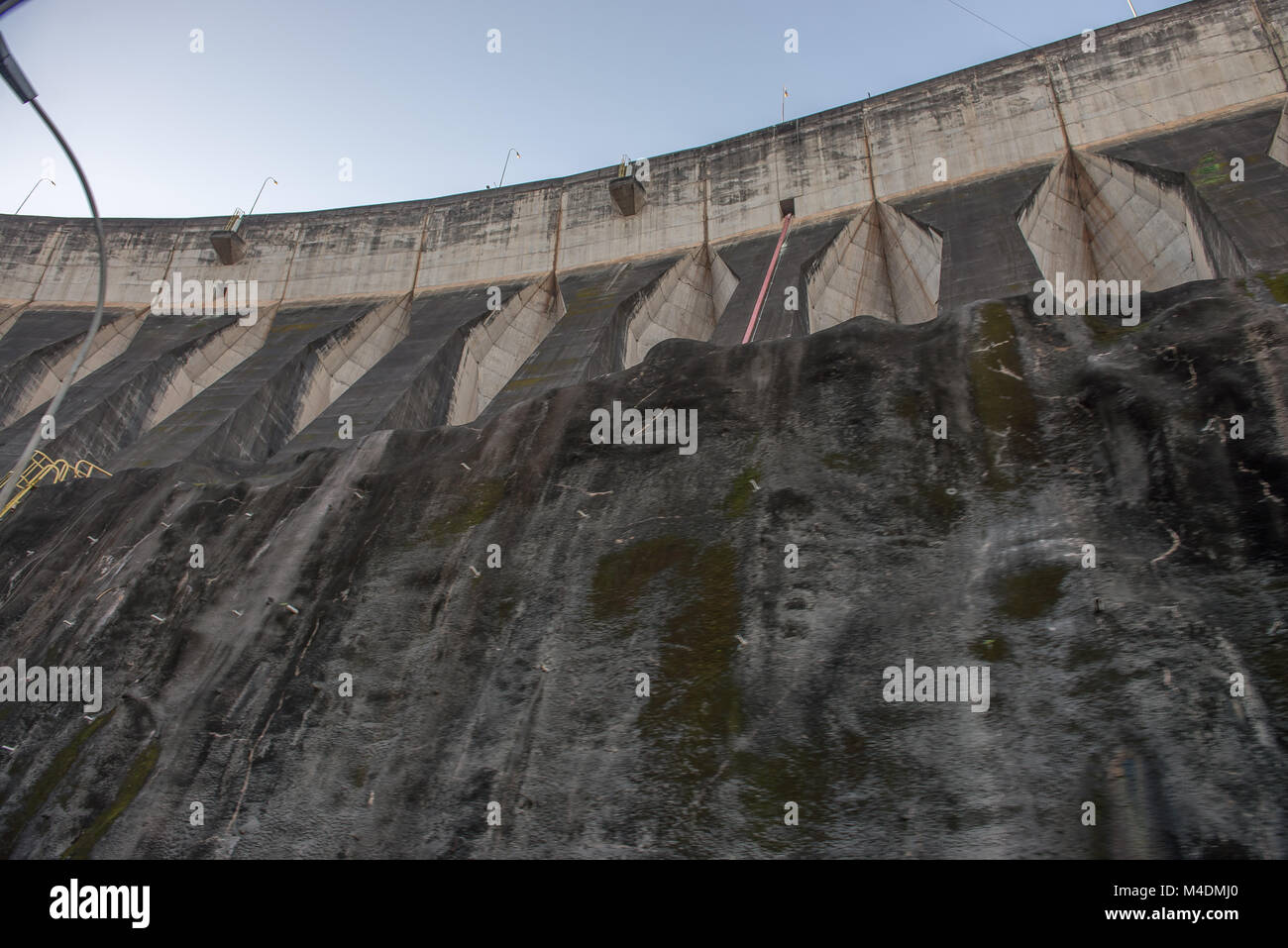 Vue sur le barrage d'Itaipu barrage géant Banque D'Images