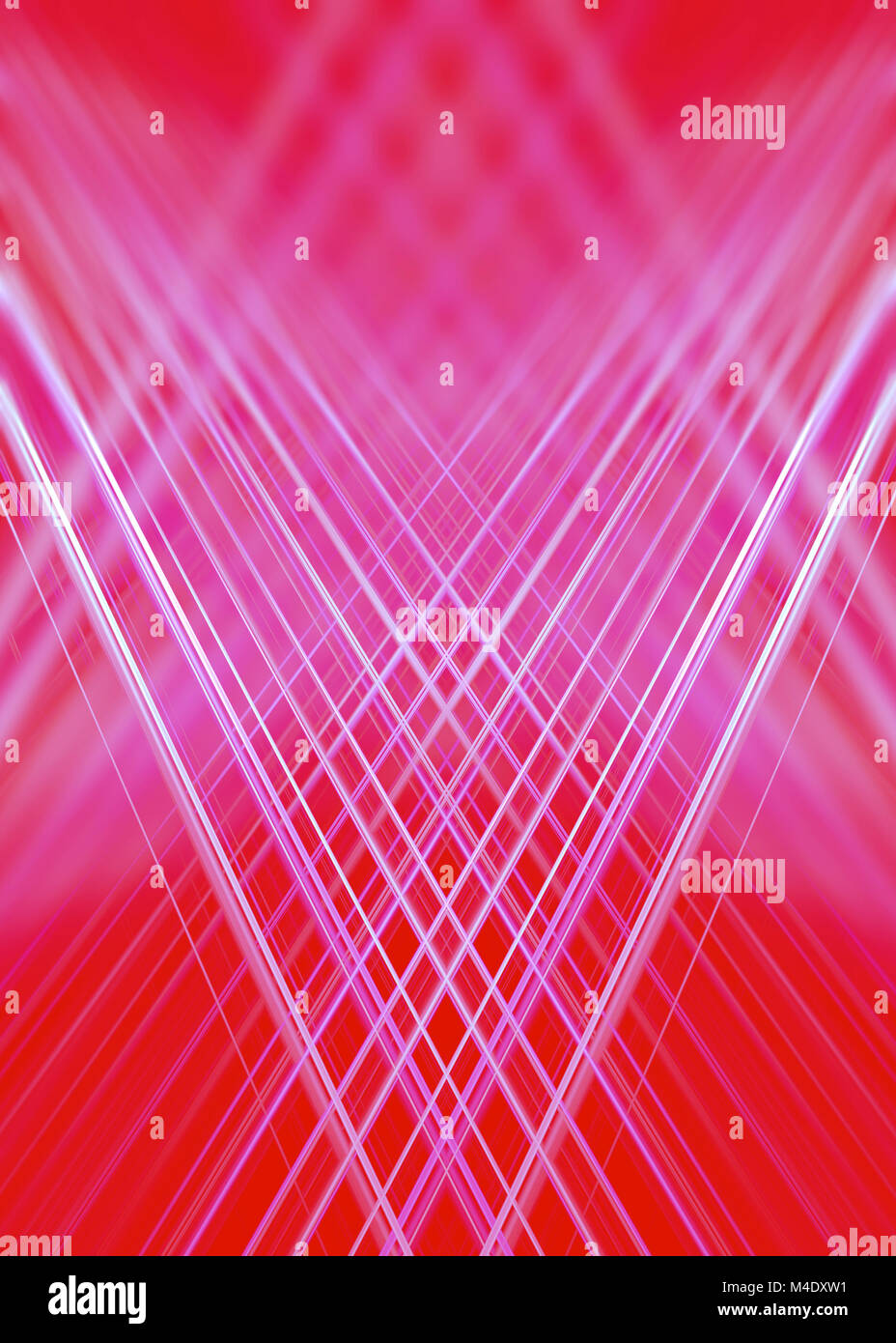 Lumière rouge et rose l'arrière-plan des pistes Banque D'Images