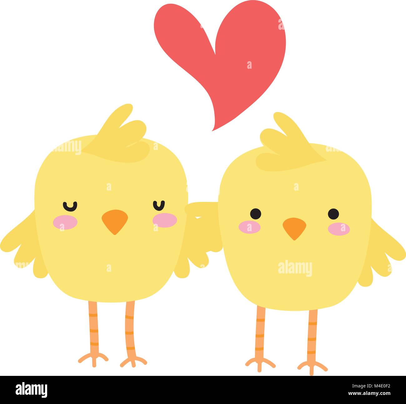 Poussins Colores Couple Ensemble Et Coeur D Amour Image Vectorielle Stock Alamy Poussins Colores Couple Ensemble Et Coeur D Amour Image Vectorielle Stock Alamy