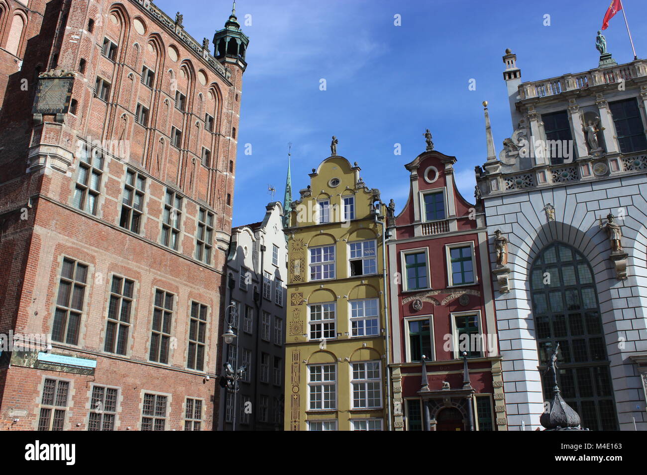 Marché longtemps à Gdansk Banque D'Images