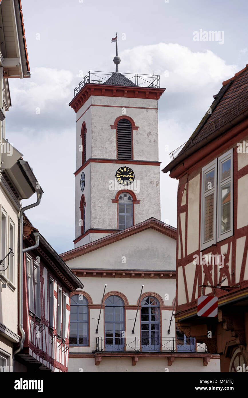 Seligenstadt mairie sur la place du marché Banque D'Images
