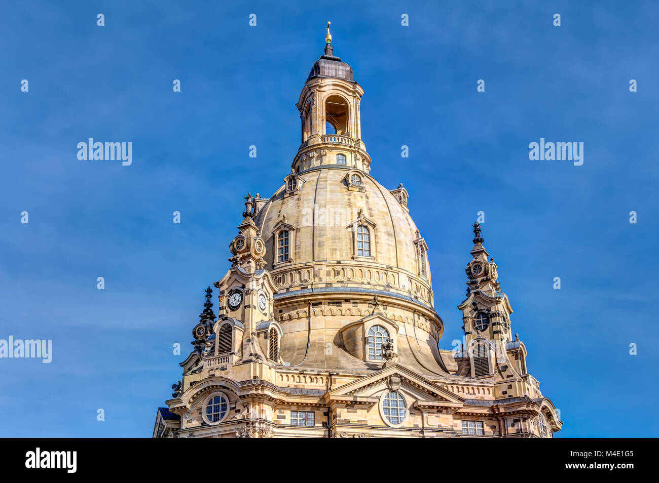 Église Notre Dame à Dresde Banque D'Images