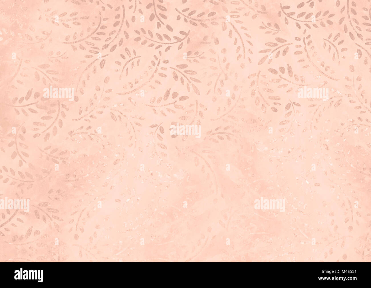 Le gradient horizontal laisser rose pastel fond texturé style usine Banque D'Images Le gradient horizontal laisser rose pastel fond texturé style usine Banque D'Images