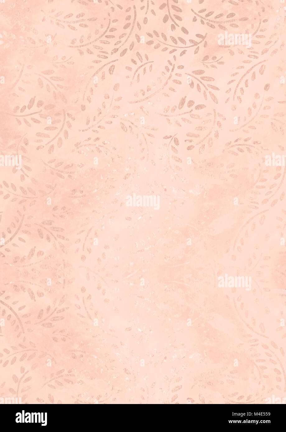 Le gradient horizontal laisser rose pastel fond texturé style usine Banque D'Images Le gradient horizontal laisser rose pastel fond texturé style usine Banque D'Images