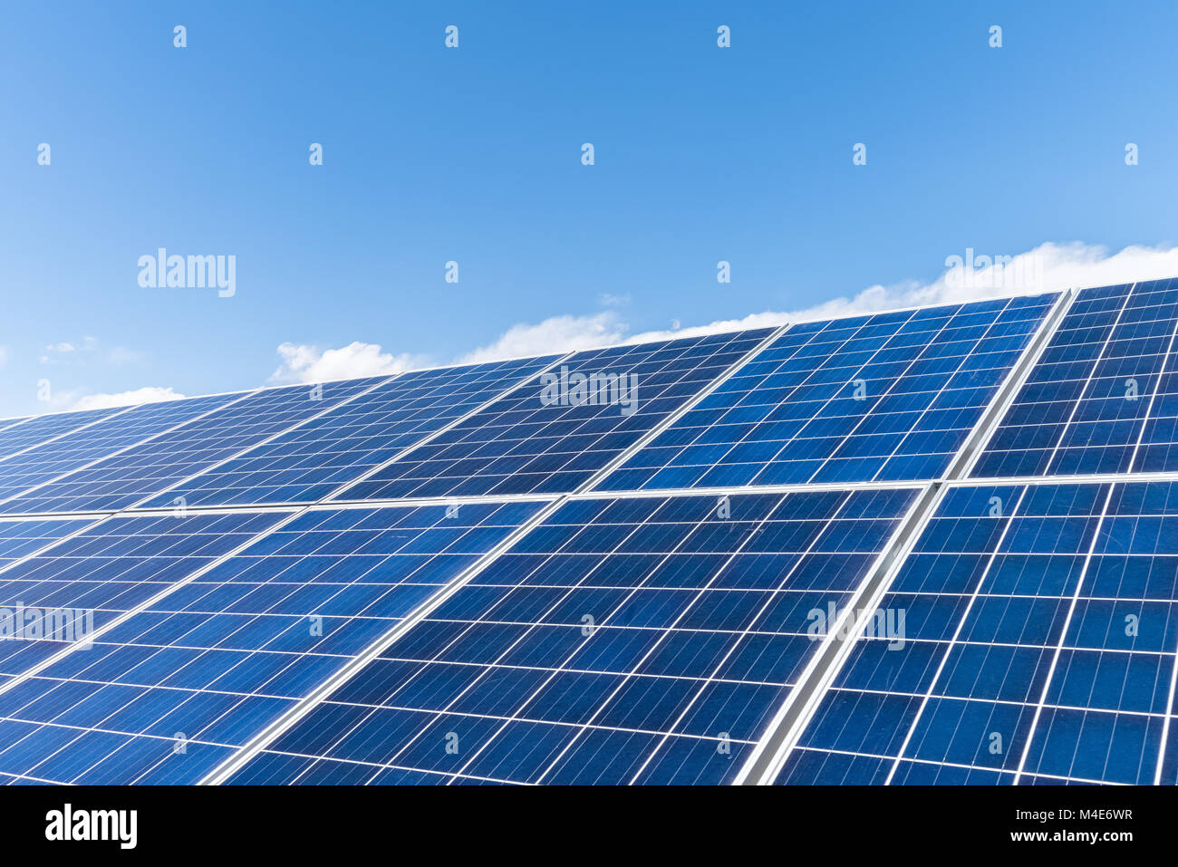 Panneaux d'énergie solaire libre Banque D'Images