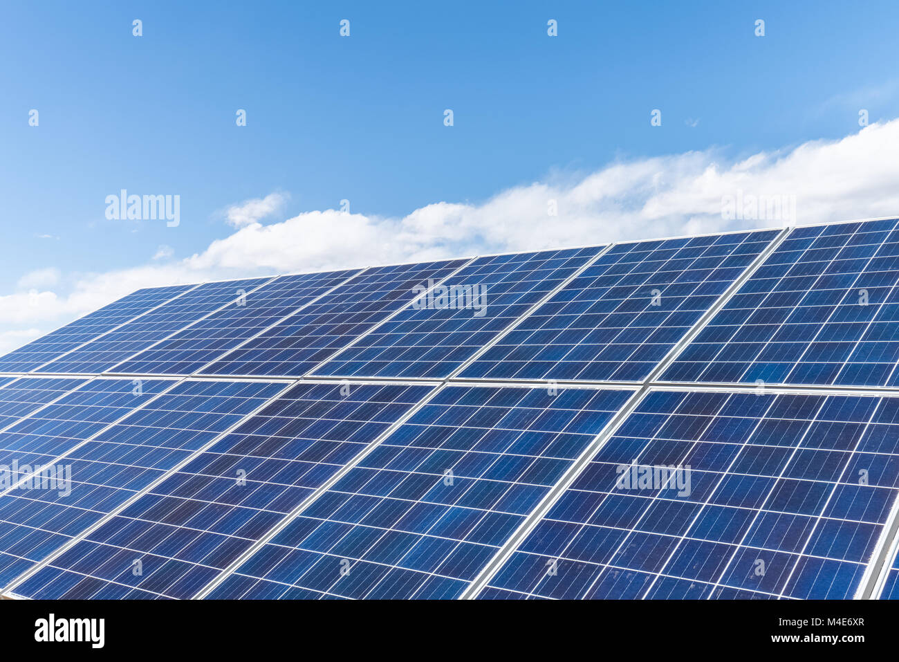 Panneaux d'énergie solaire libre Banque D'Images