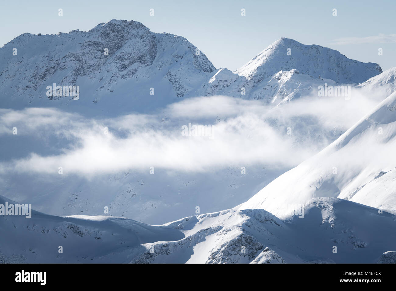 Sommets alpins, Salzbourg, Autriche Banque D'Images