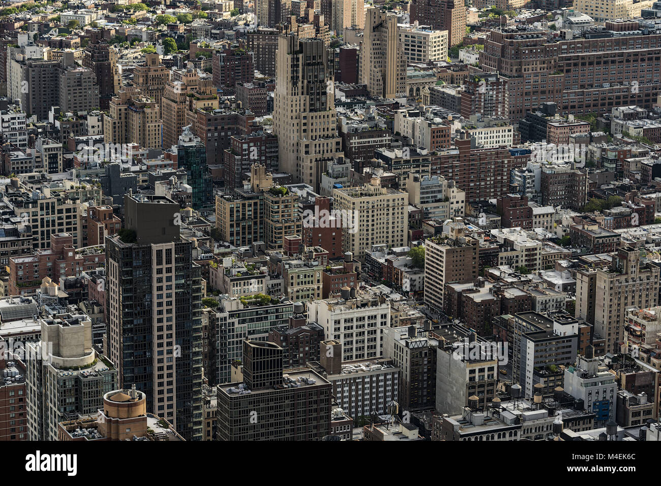 Vue aérienne de New York Banque D'Images