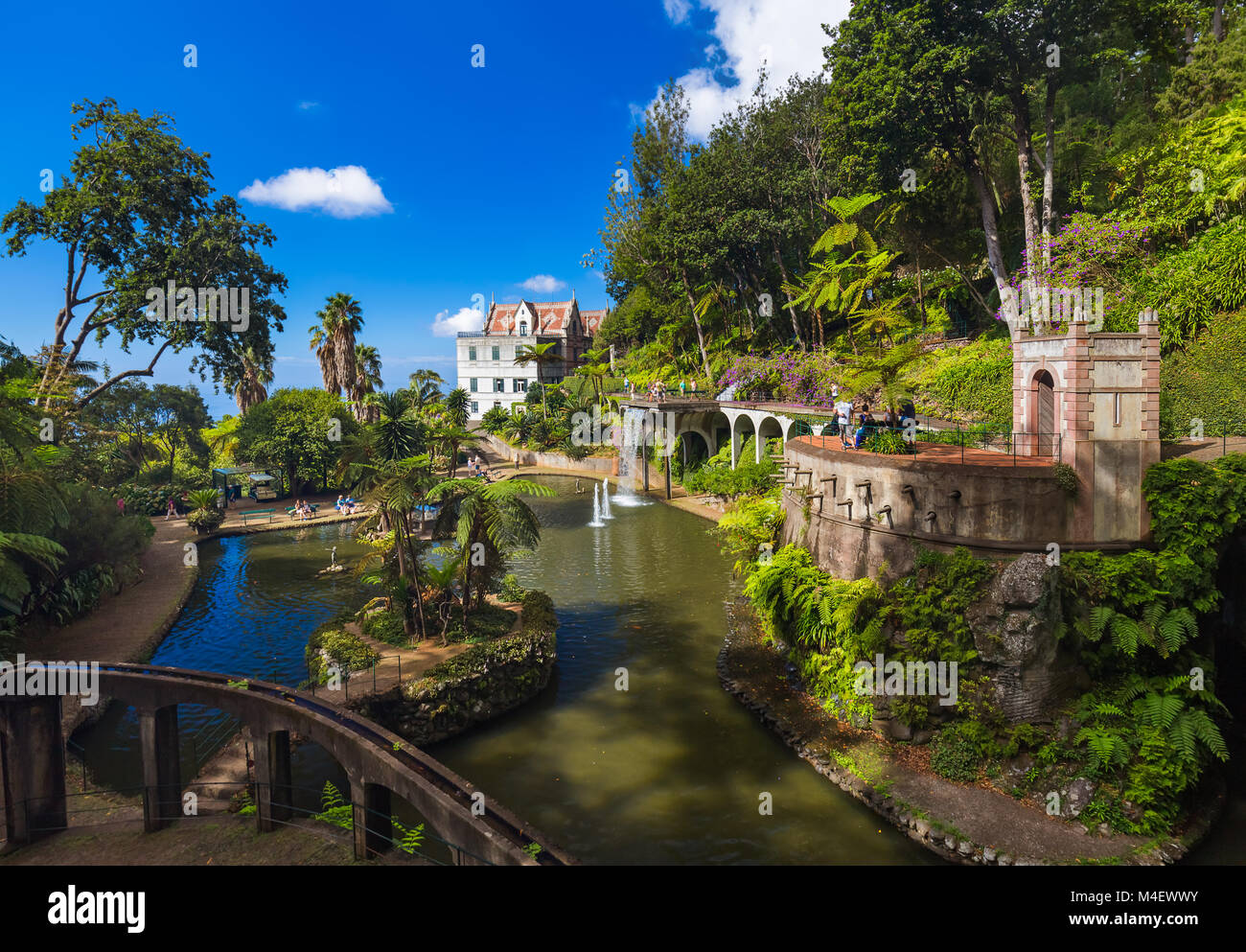 Jardin Tropical Monte Palace et le Portugal - Madère Banque D'Images