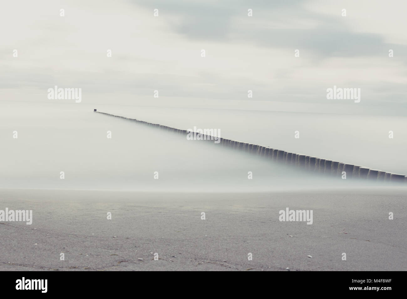 Littoral avec une humeur de rêve sur la plage Banque D'Images