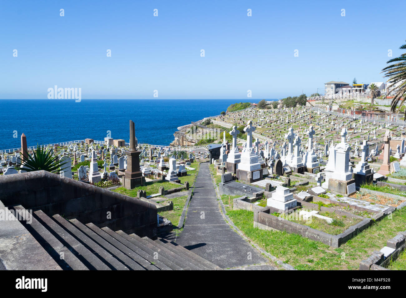 Le cimetière de Waverley à Sydney Banque D'Images