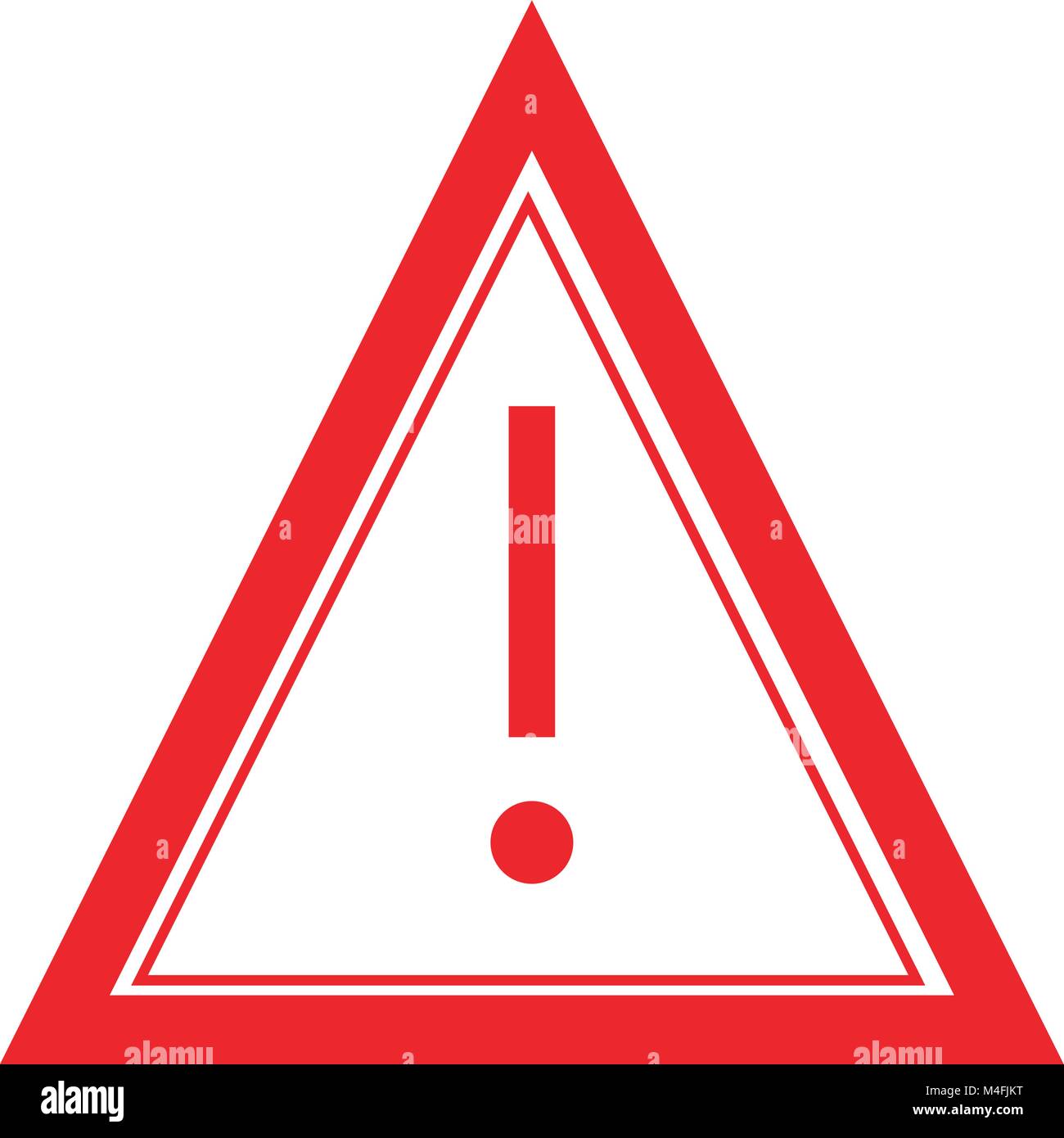 Le Symbole Attention Image Vectorielle Stock Alamy