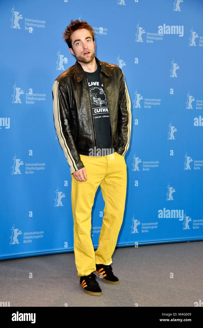 Berlin, Allemagne. 16 Février, 2018. Robert Pattinson pendant la 'Damsel' photocall à la 68e Festival International du Film de Berlin / Berlinale 2018 le 16 février 2018 à Berlin, Allemagne. Credit : Geisler-Fotopress/Alamy Live News Banque D'Images