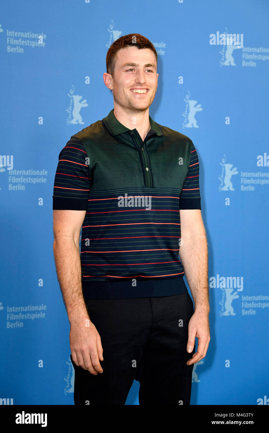 Berlin, Allemagne. Le 16 février 2018. James Frecheville au cours de la 'Black 47' photocall à la 68e Festival International du Film de Berlin / Berlinale 2018 le 16 février 2018 à Berlin, Allemagne. Credit : Geisler-Fotopress/Alamy Live News Banque D'Images