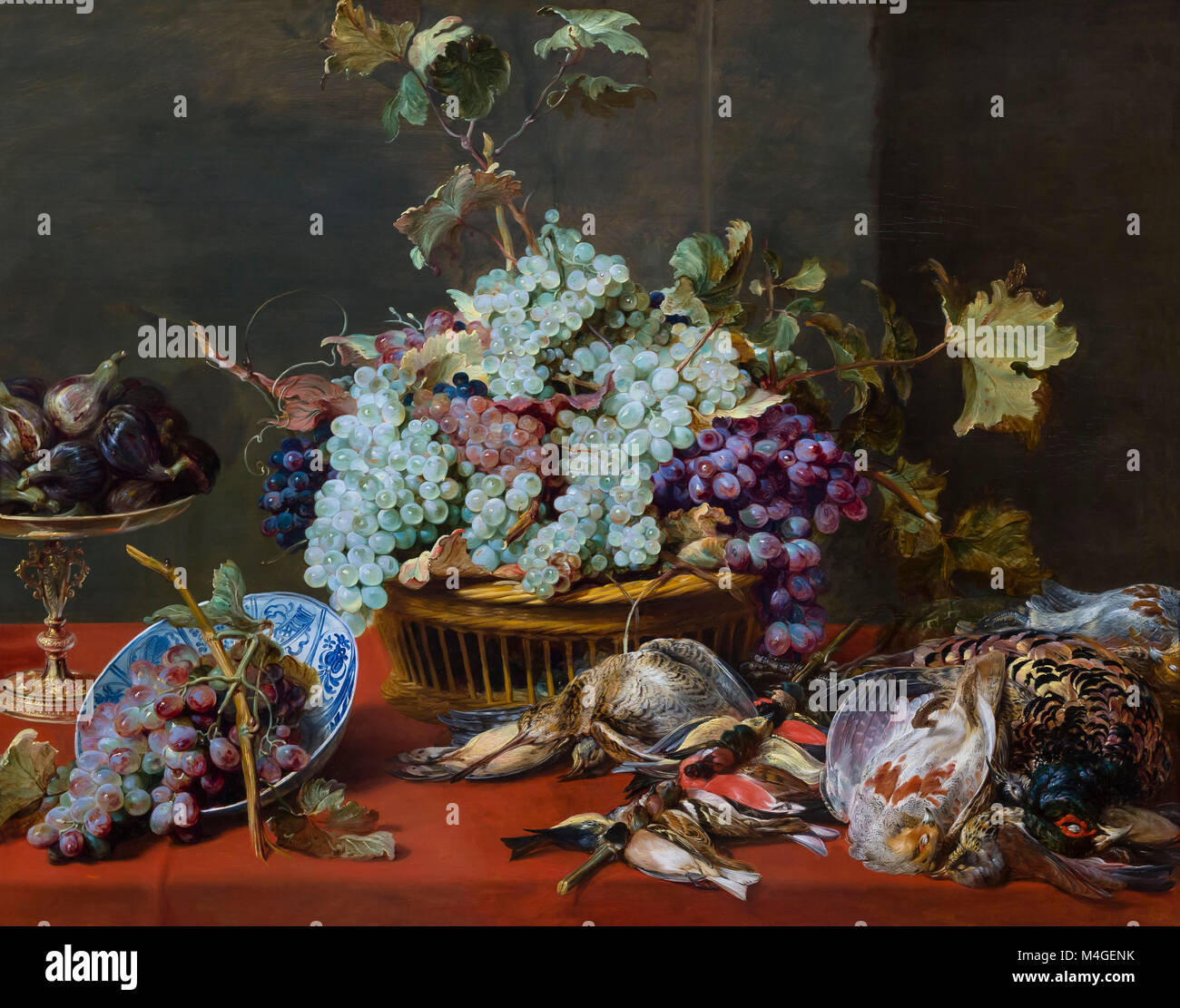 Nature morte avec raisins et jeu, Frans Snyders, vers 1630, National Gallery of Art, Washington DC, USA, Amérique du Nord Banque D'Images