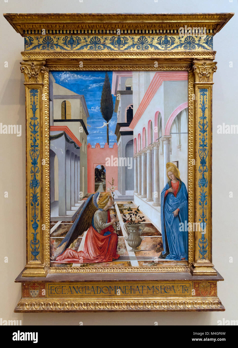 L'Annonciation, Fra Carnevale, vers 1445-1450, National Gallery of Art, Washington DC, USA, Amérique du Nord Banque D'Images