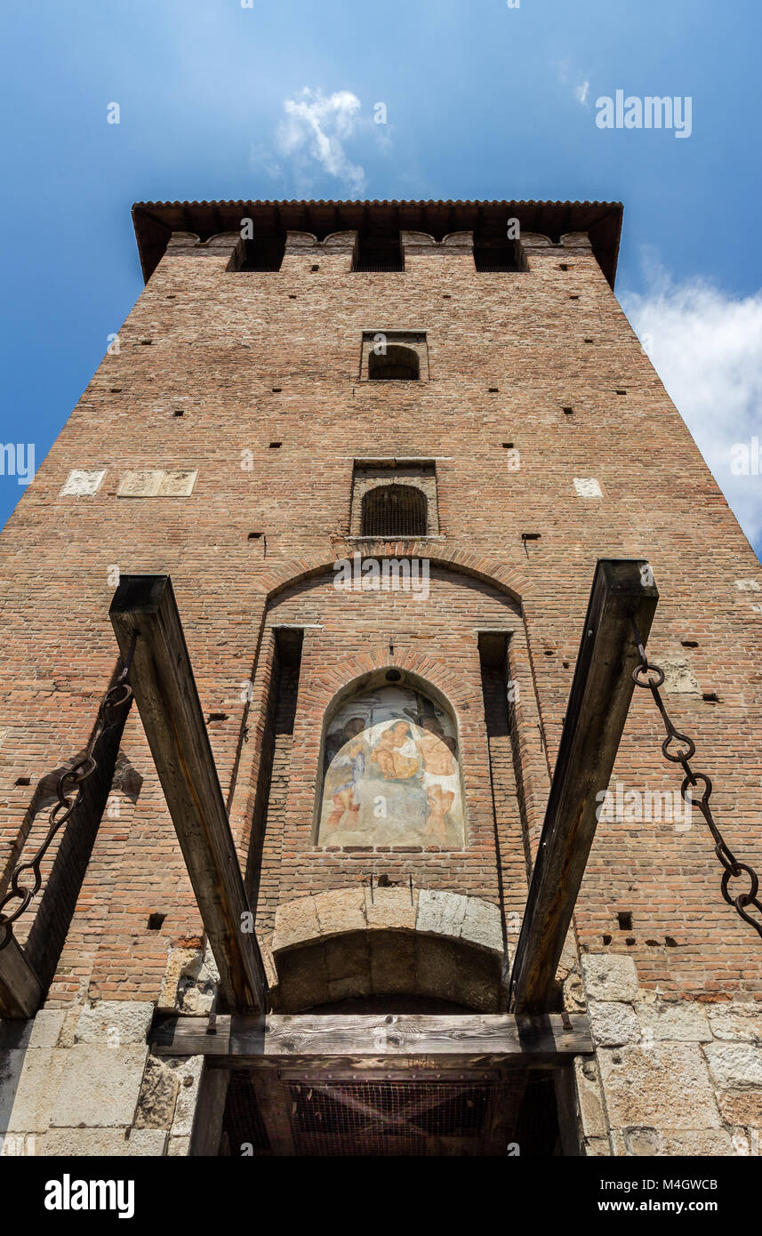 Entrée de Castelvecchio à Vérone Banque D'Images