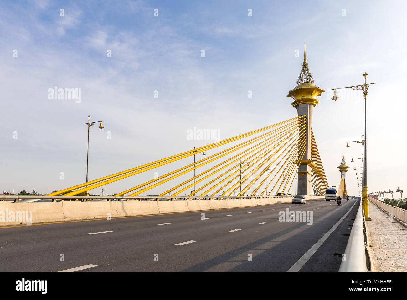 Bridge dans Nonthaburi Thailande Banque D'Images