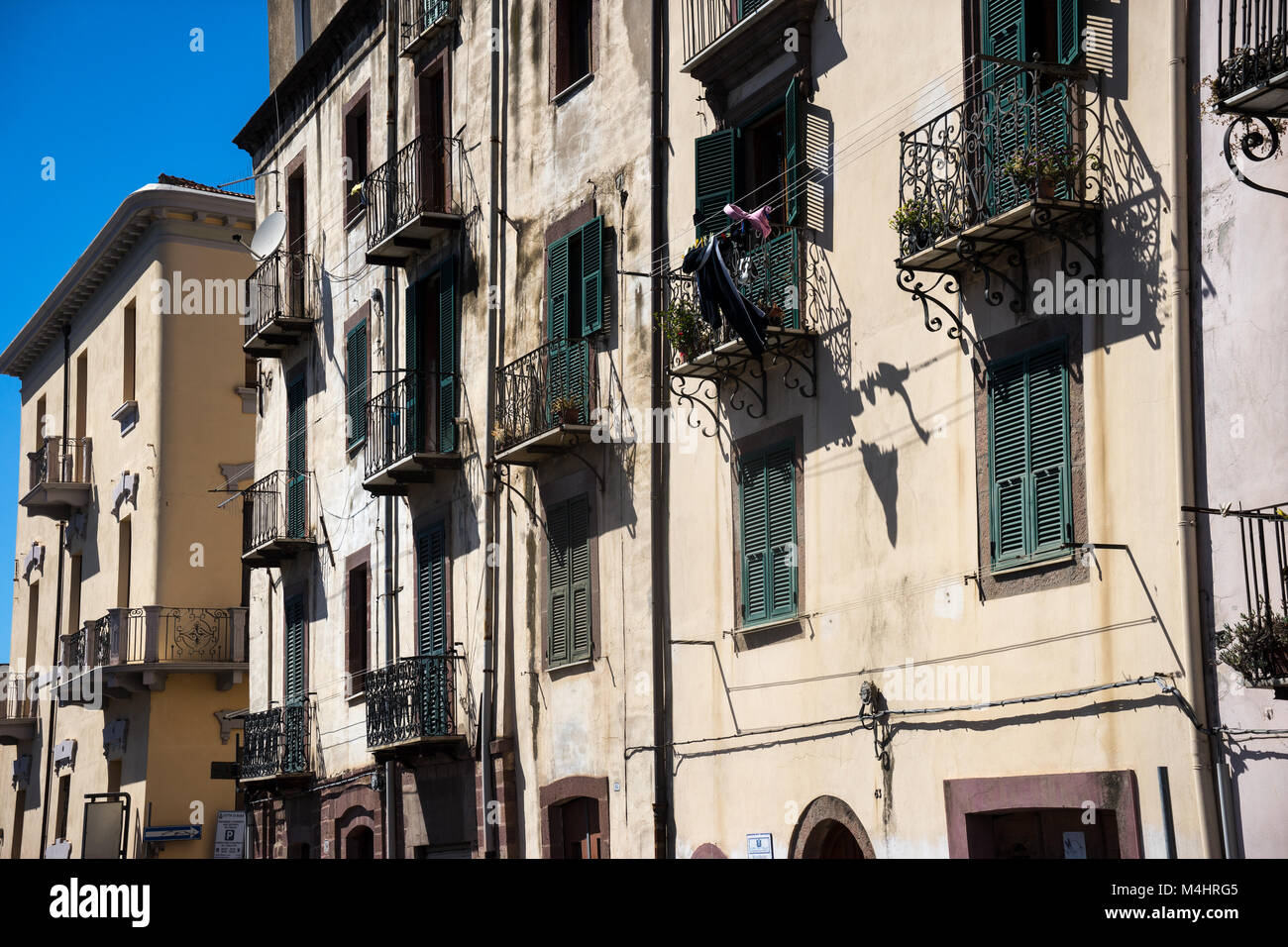 Bosa en Sardaigne Banque D'Images