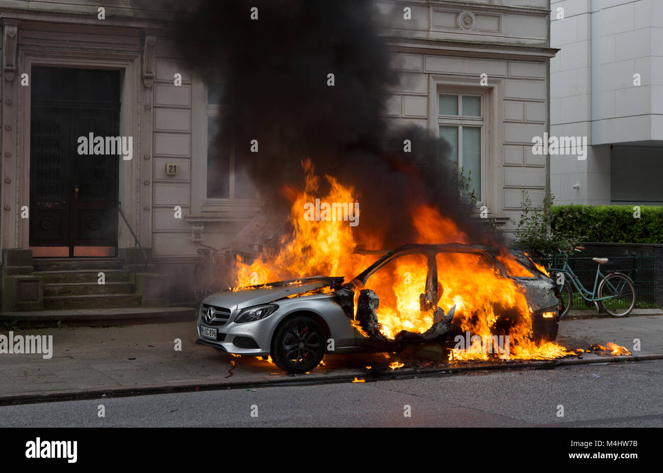 G20 à Hambourg Banque D'Images
