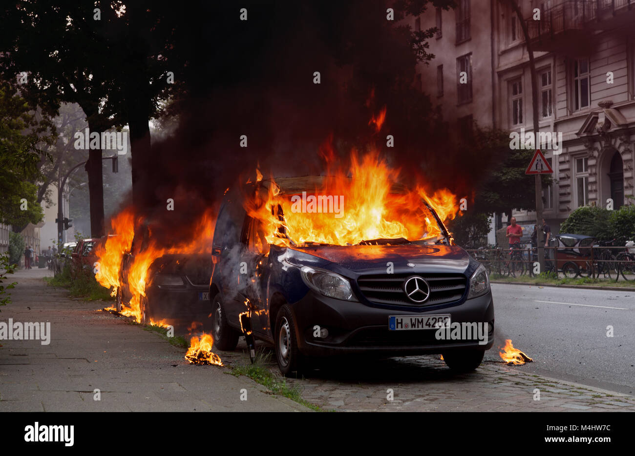 G20 à Hambourg Banque D'Images