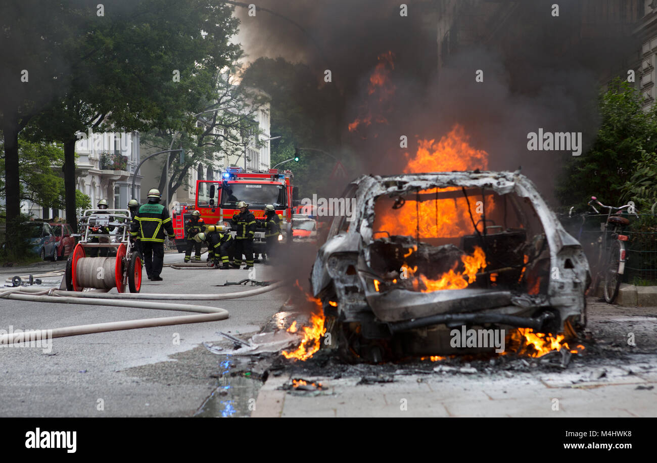 G20 à Hambourg Banque D'Images