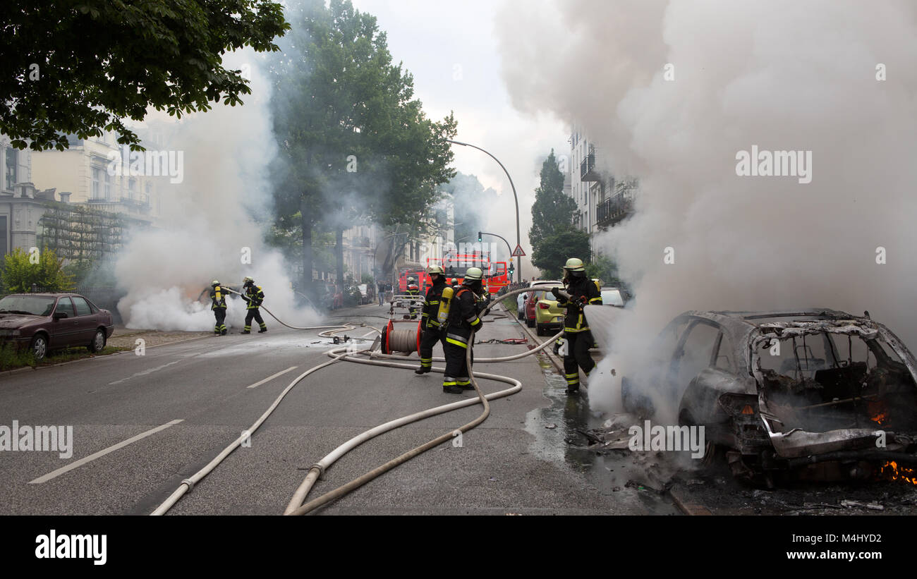 G20 à Hambourg Banque D'Images