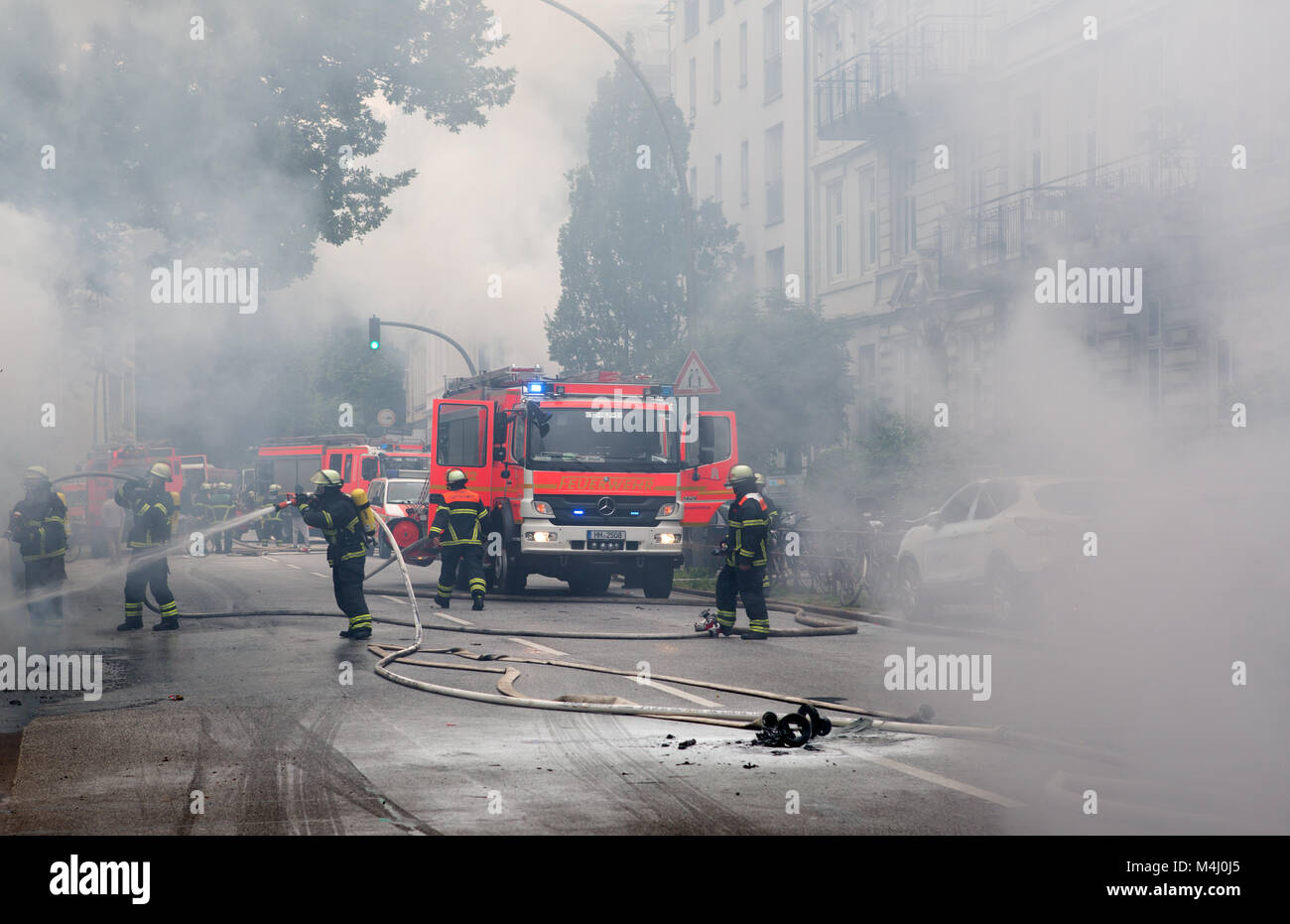 G20 à Hambourg Banque D'Images