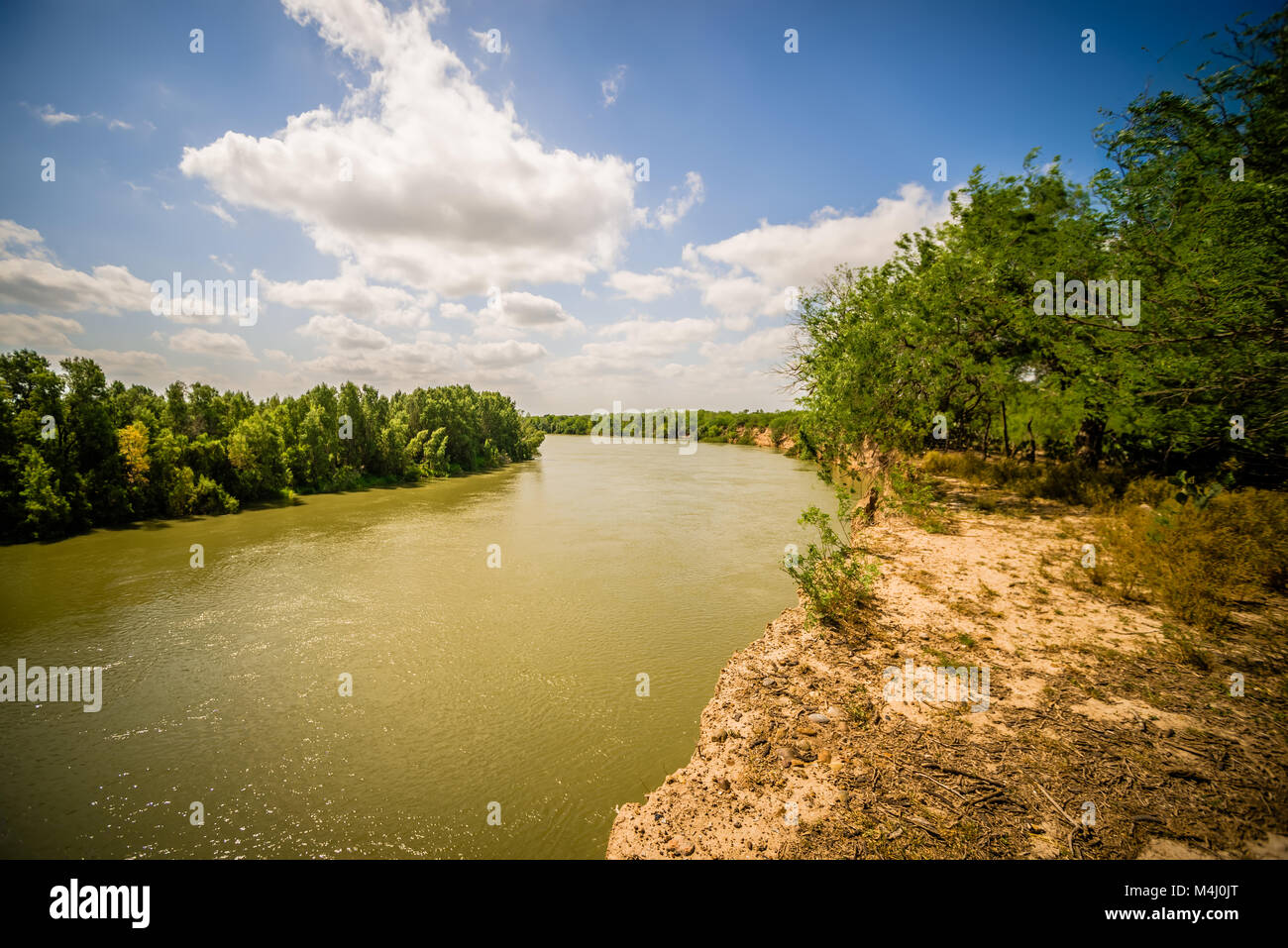 Rio Grande au Texas usa Mexico border Banque D'Images