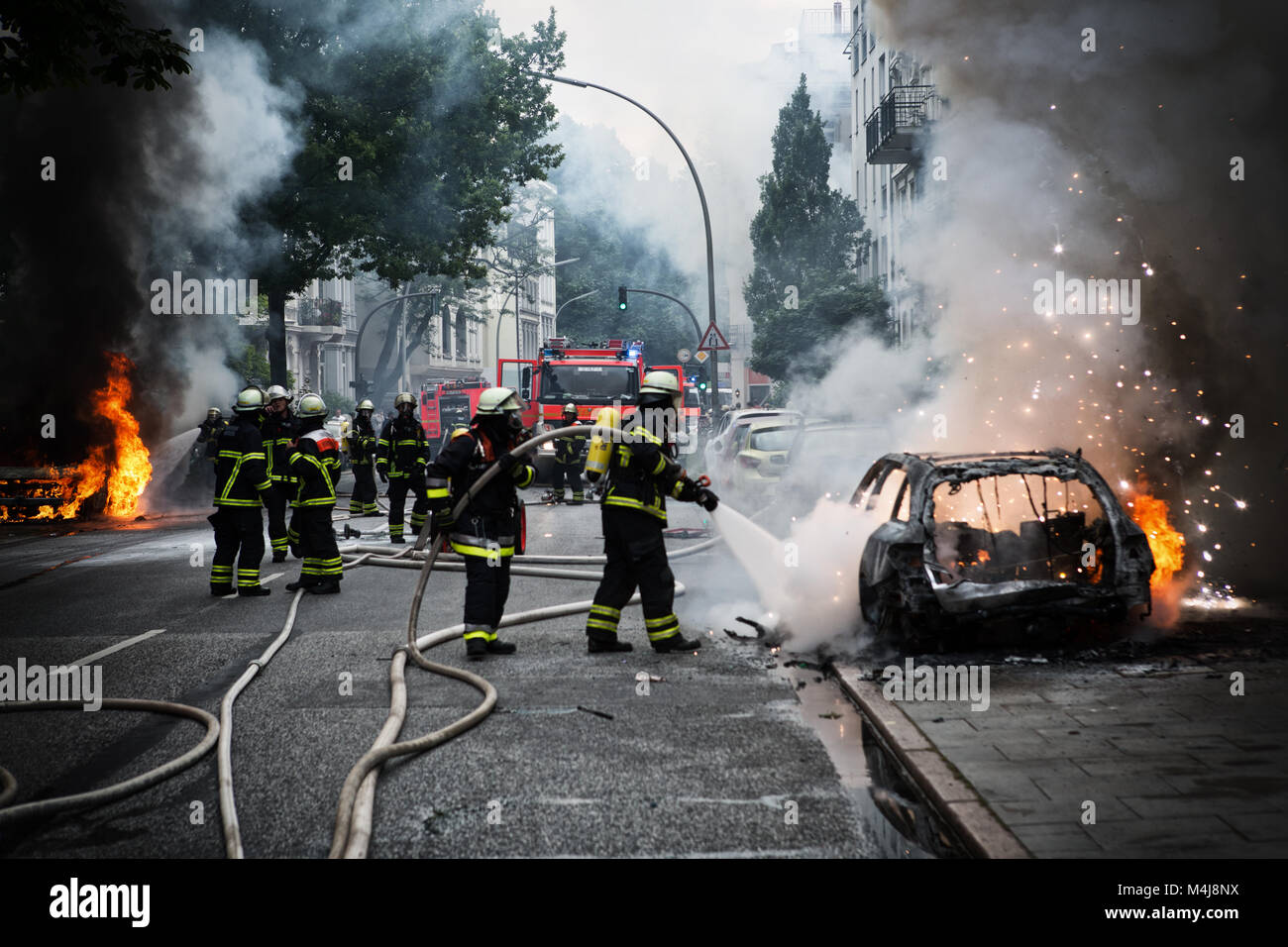G20 à Hambourg Banque D'Images