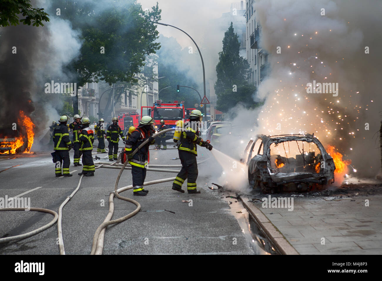 G20 à Hambourg Banque D'Images