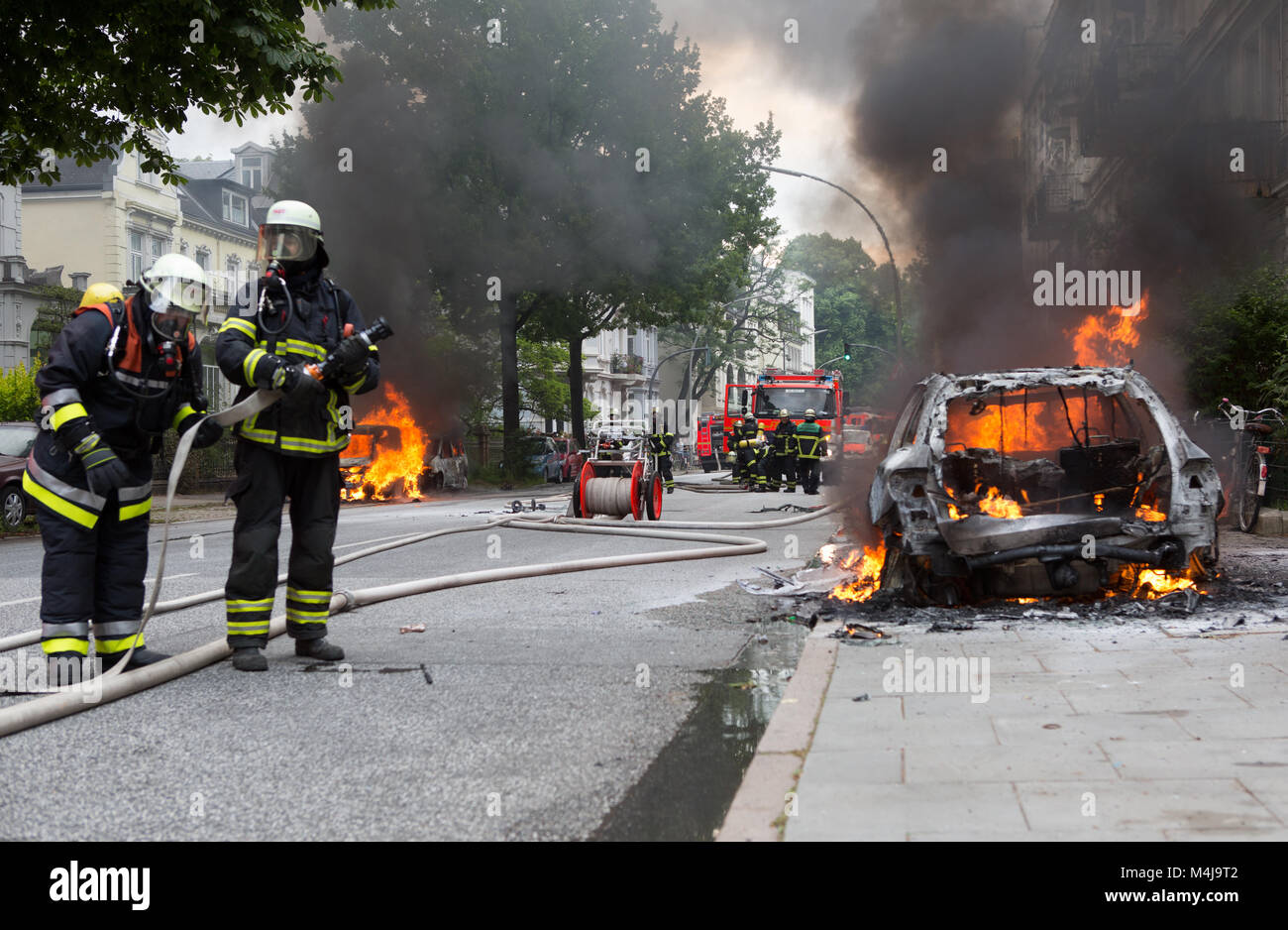 G20 à Hambourg Banque D'Images