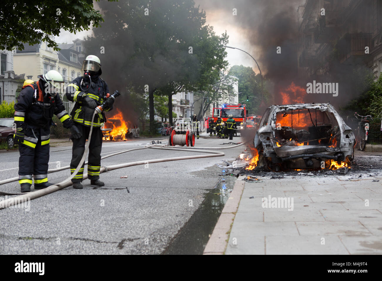 G20 à Hambourg Banque D'Images