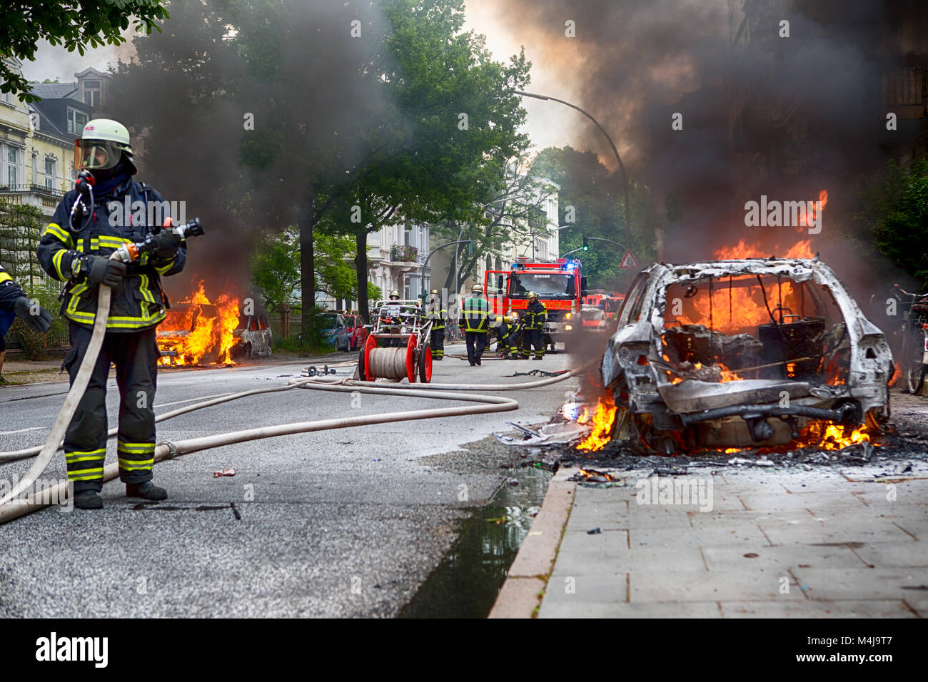G20 à Hambourg Banque D'Images