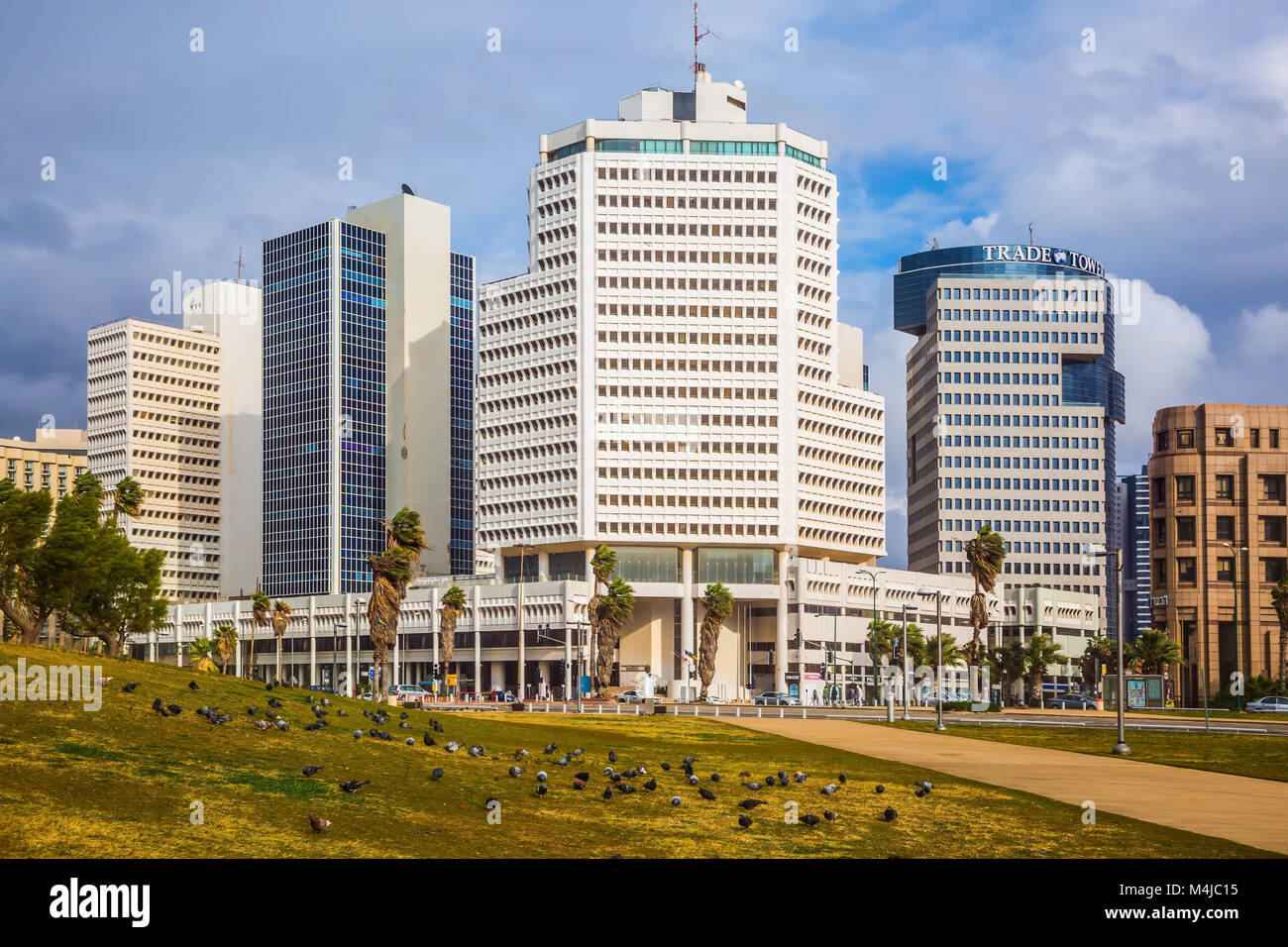 Des vents forts et un soleil brillant Banque D'Images