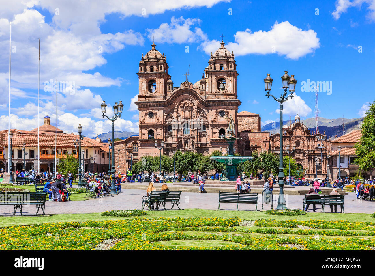 CUSCO, PÉROU - 25 avril 2017 : La Plaza de Armas. Cusco, Pérou Banque D'Images