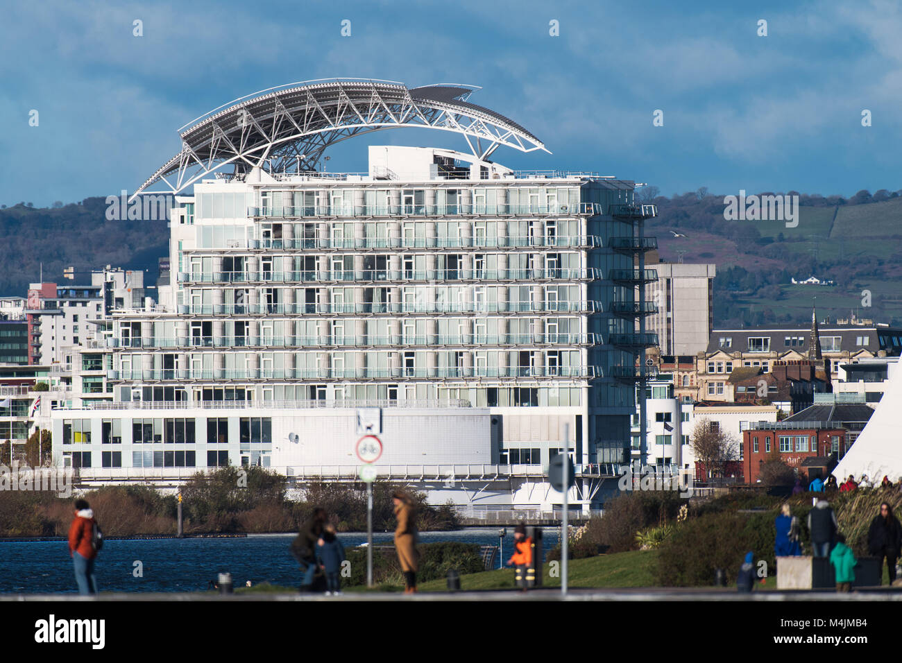 St David's Hotel & Spa, hôtel 5 étoiles à Cardiff Bay Banque D'Images